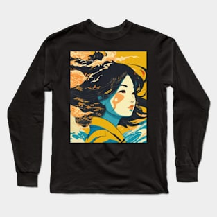 Vintage Vietnamese Girl Long Sleeve T-Shirt